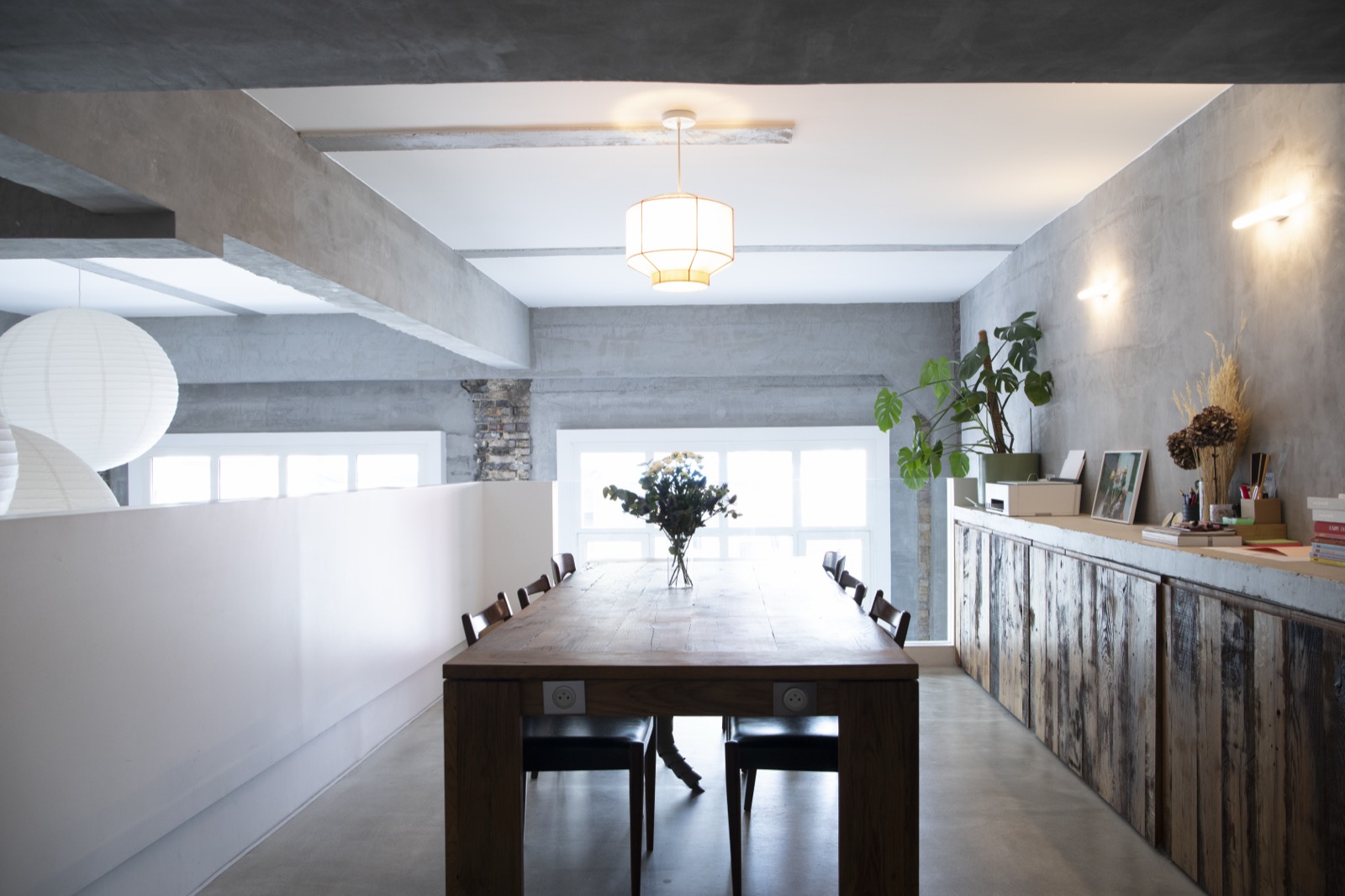 Table à manger en mezzanine